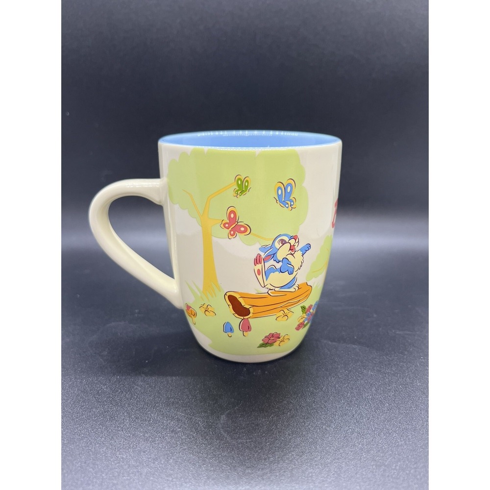 Disney Store Bambi Thumper Flower Mug Coffee Drink Cup 12oz. - Picture 2 of 9